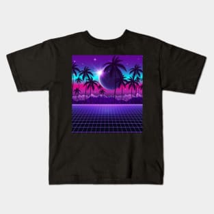 Twilight Retrowave Kids T-Shirt